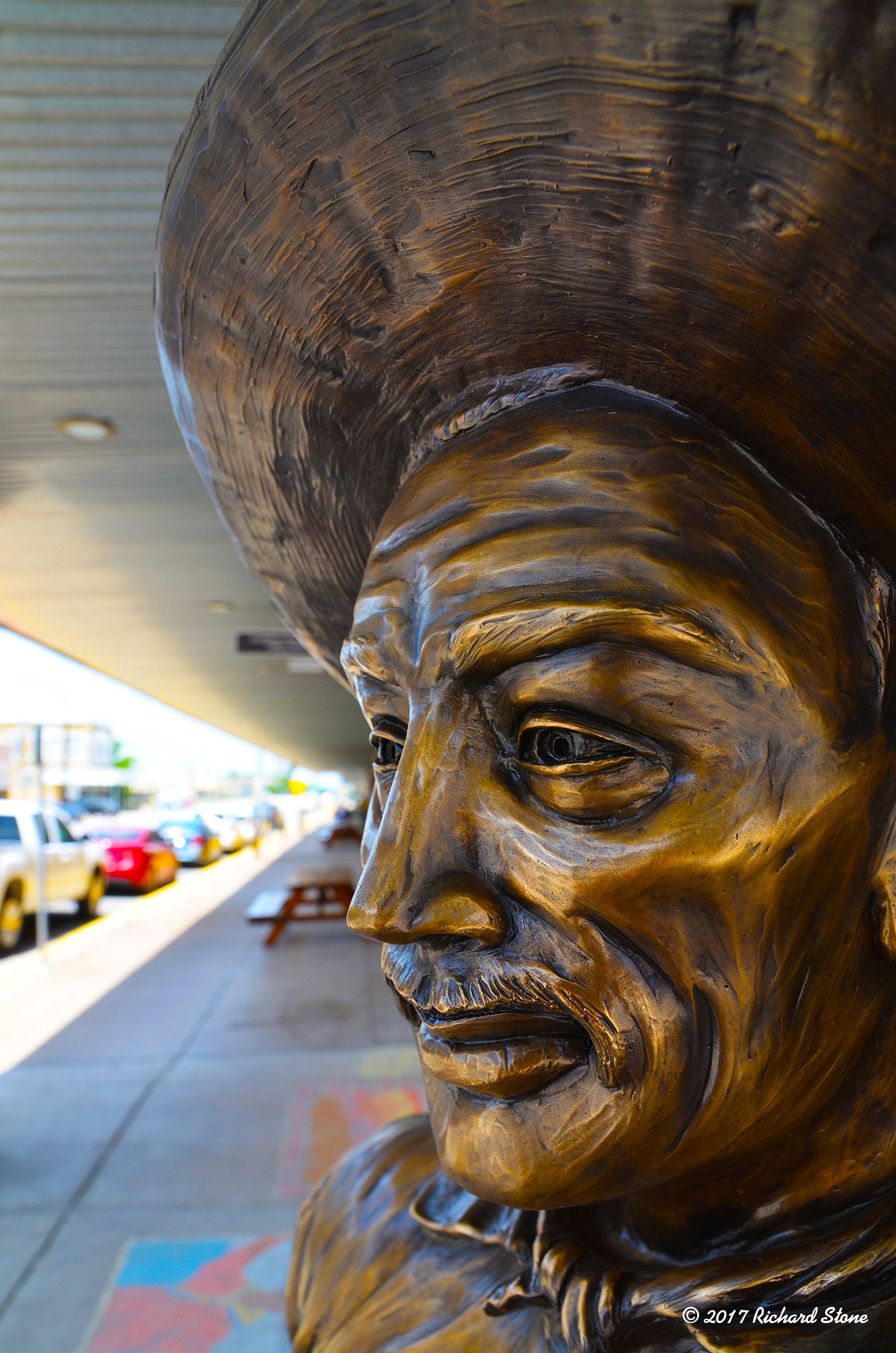 Bill Pickett bronze statue