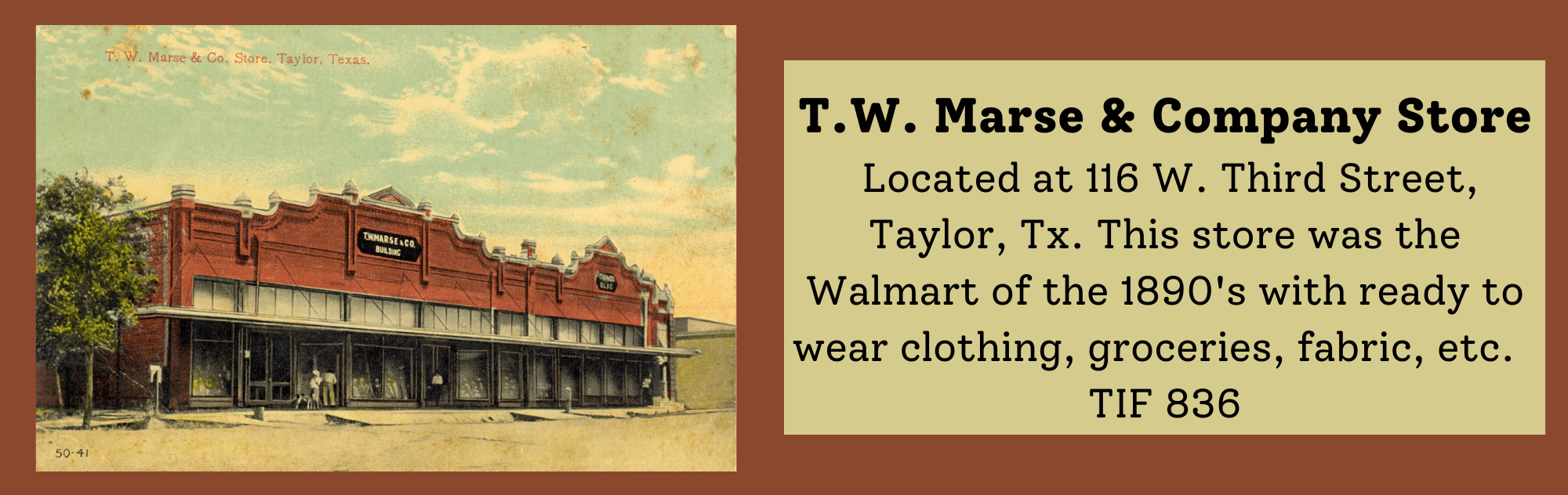 TW Marse and Company