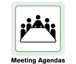 Meeting Agendas Button