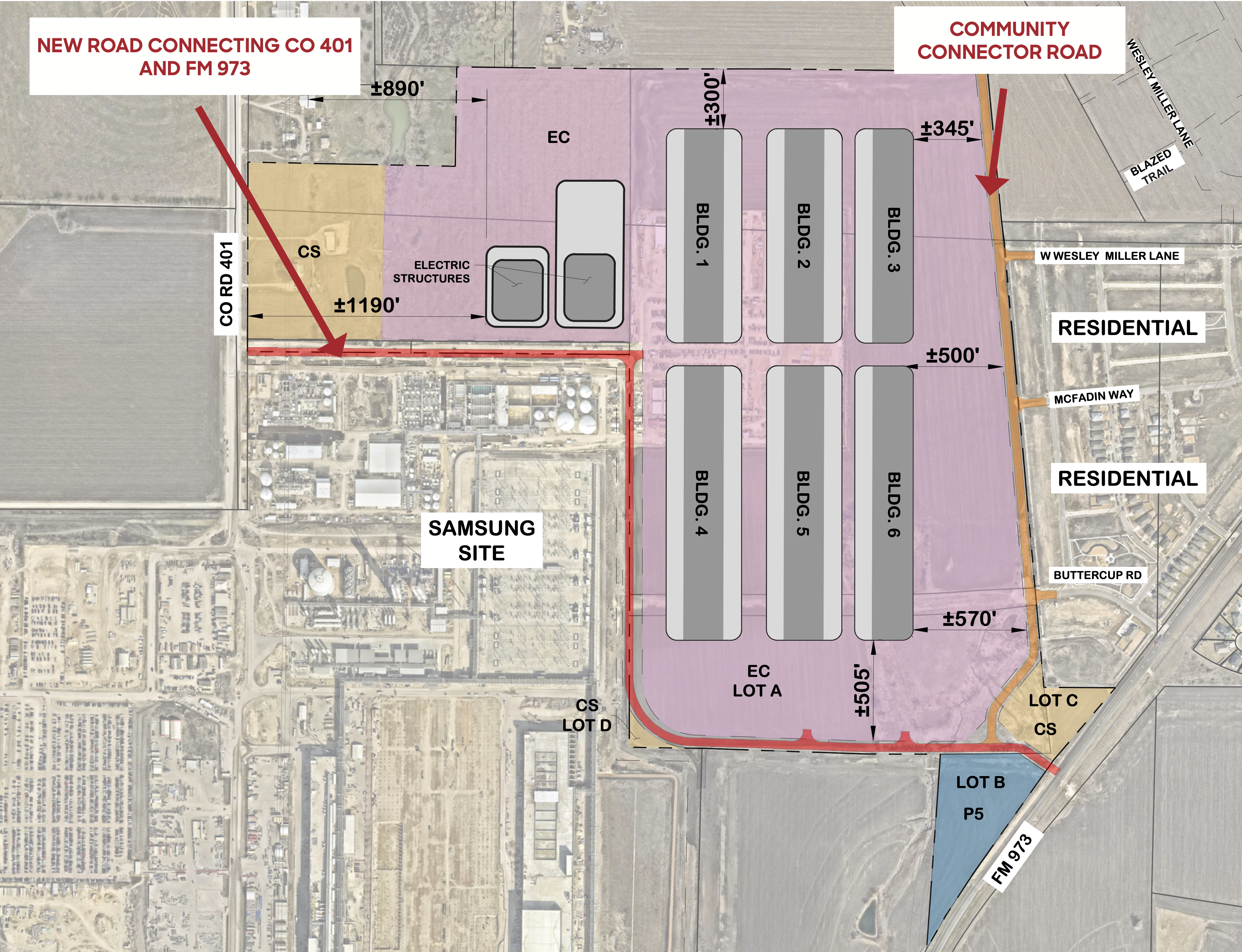 Project Comal Site Plan